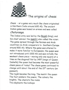 History of Chess Origins